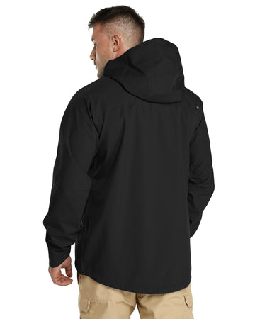 33,000ft Men’s 3-Layer Lightweight Waterproof Rain Jacket with Hood, Windbreaker Shells for Ski Hiking Golf Sailing Cycling
